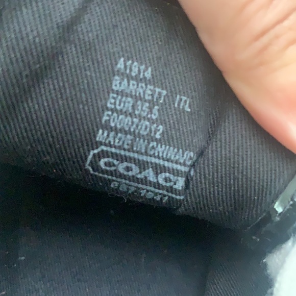 Coach animal prints lace-up sneakers size 6.5 (runs little bigger like EUR 37) - Picture 6 of 7